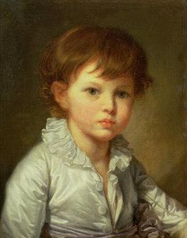 Jean Baptiste Greuze Portrait of Count Stroganov as a Child Germany oil painting art